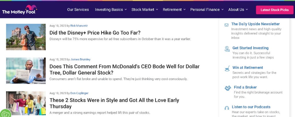 The Motley Fool – Stock Advisor Newsletter