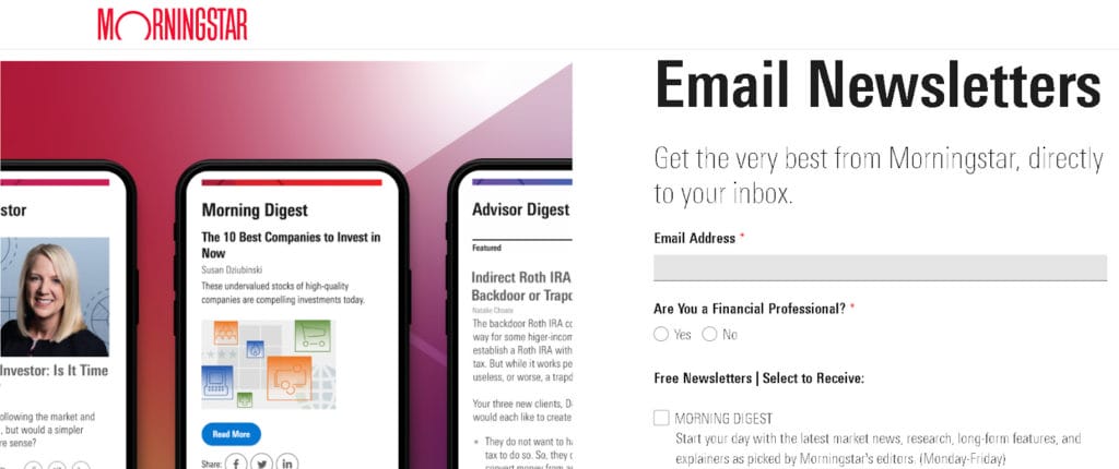 Morningstar Newsletter