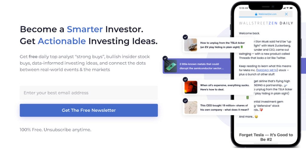 WallStreetZen Newsletters