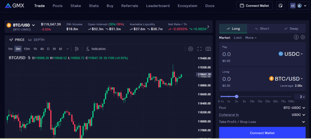 GMX Trade