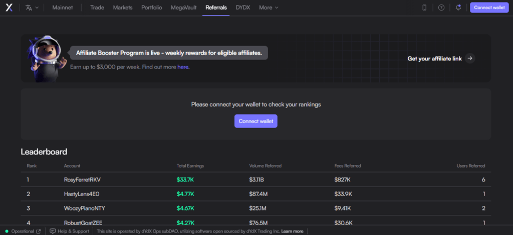 dYdX Rewards