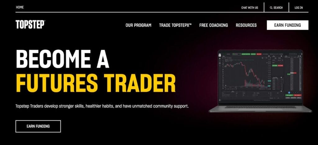 Screenshot of 10 Best Futures Prop Trading firms for Professional Traders