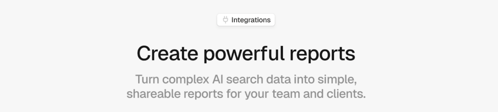 Screenshot of Peec.ai Official Website Review - AI-Powered Analytics - Check now!