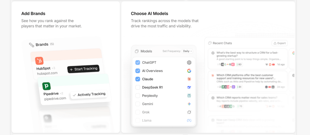 Screenshot of Peec.ai Official Website Review - AI-Powered Analytics - Check now!
