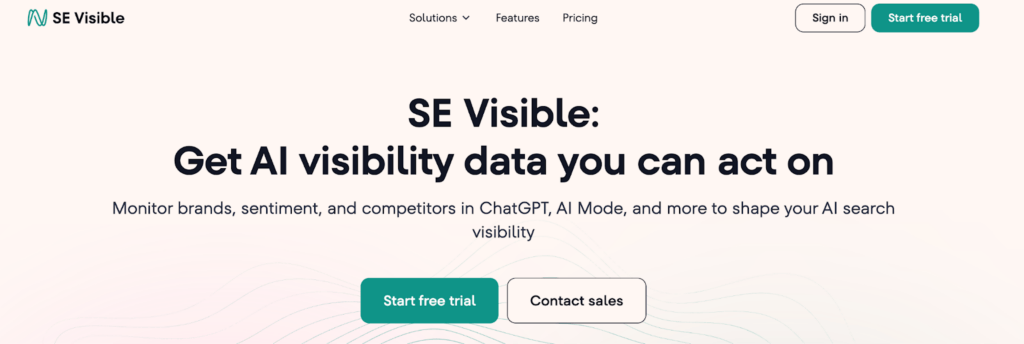 Screenshot of Top 10 AI Search Analytics Tools for Marketing Teams - Try NOW!