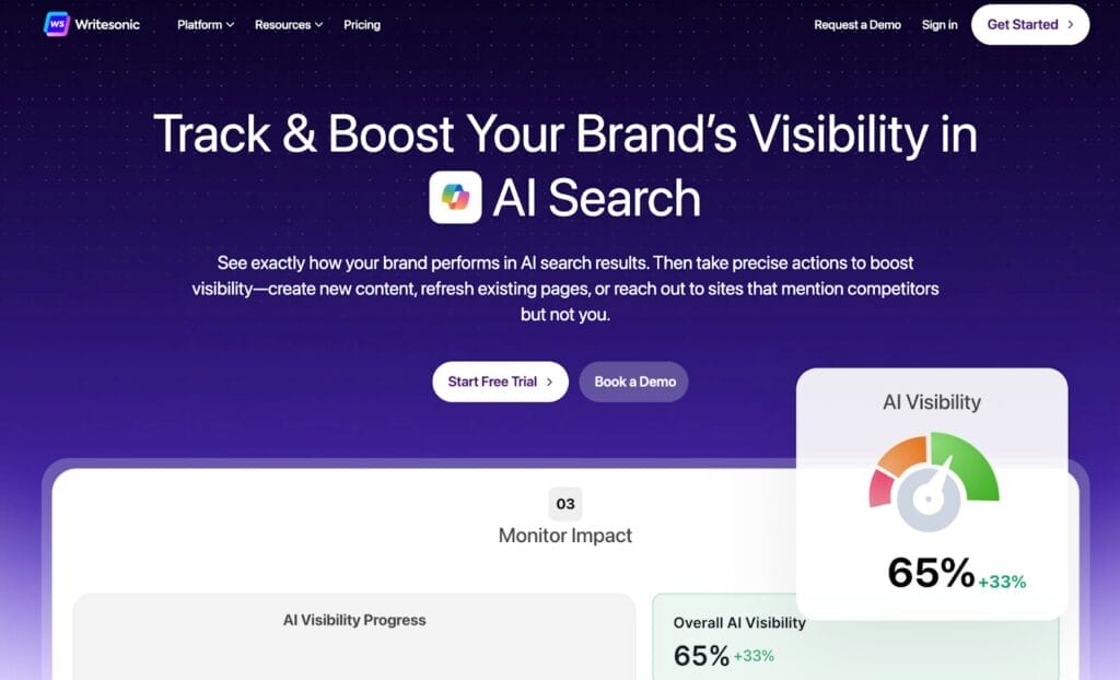 Screenshot of Top 10 AI Search Analytics Tools for Marketing Teams - Try NOW!