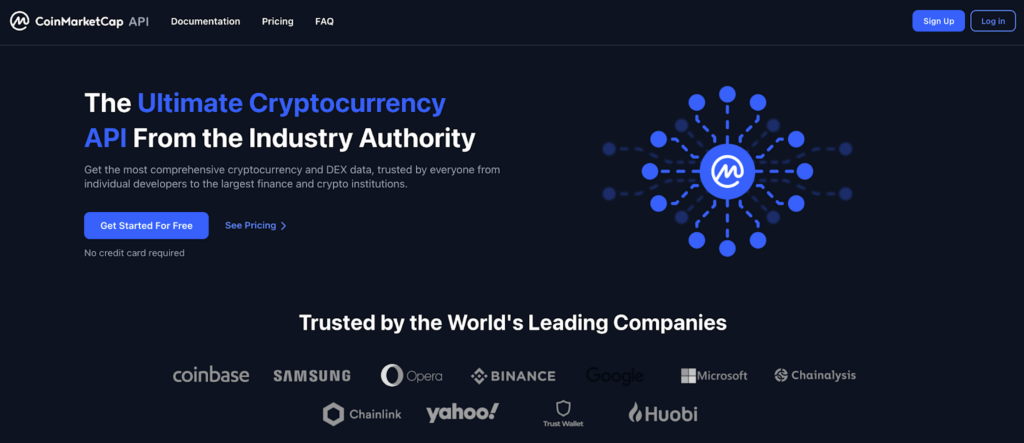 Screenshot of 10 Best Free Crypto Market Data APIs for Developers - Try NOW!