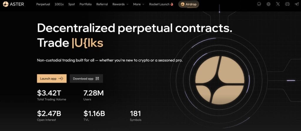 Screenshot of AsterDEX vs Paradex vs Hyperliquid vs Reya vs Pacifica - ULTIMATE Comparision