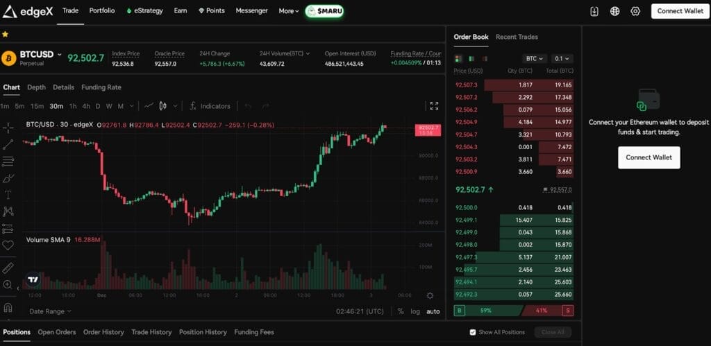 Screenshot of EdgeX vs Pacifica vs Extended vs AsterDEX vs Hyperliquid - Check NOW!