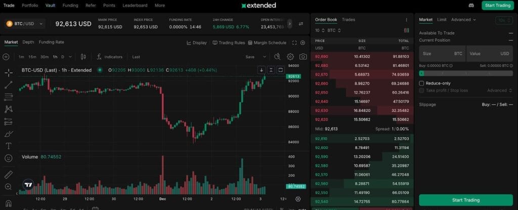 Screenshot of EdgeX vs Pacifica vs Extended vs AsterDEX vs Hyperliquid - Check NOW!