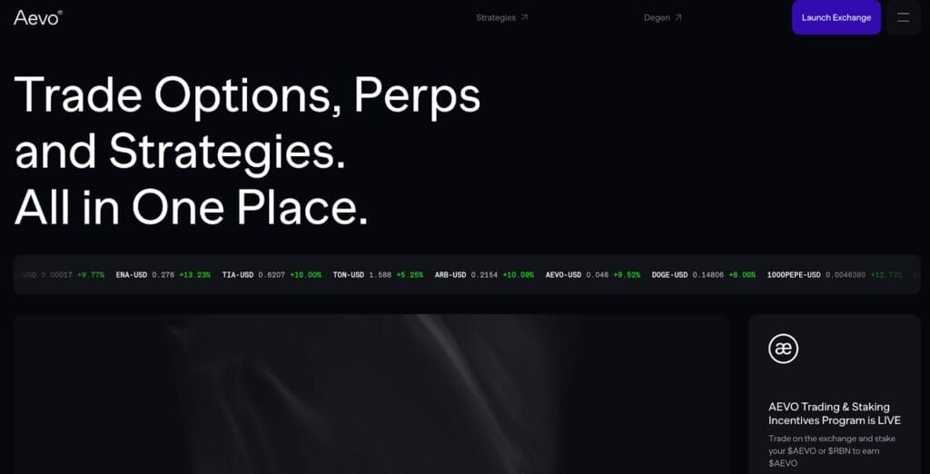 Screenshot of Top 10 Hyperliquid Alternatives for Perp Traders - Check NOW!